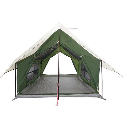 5-personers campingtelt vandafvisende grøn