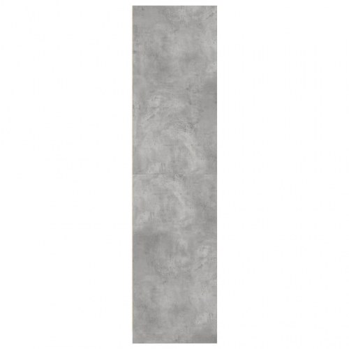 Klædeskab 80 x 50 x 200 cm - betongrå