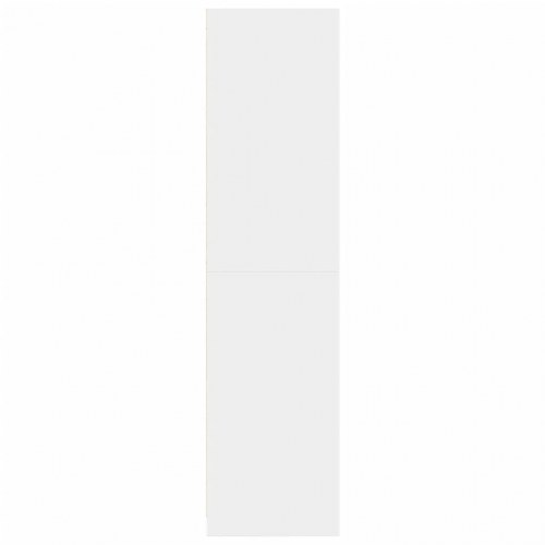 Klædeskab 50 x 50 x 200 cm i konstrueret træ - hvid