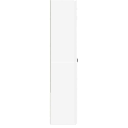 Arkivskab 60x32x153 cm konstrueret træ hvid