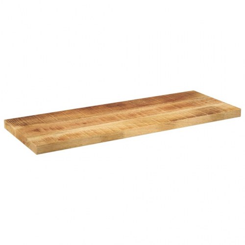Rektangulær bordplade i massivt mangotræ 70 x 30 x 2,5 cm