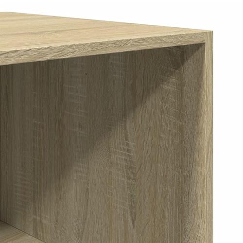 Klædeskab 100x50x200 cm konstrueret træ sonoma-eg