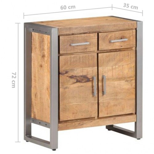Skænk 60x35x72 cm ru mangotræ