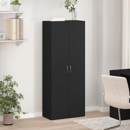 Arkivskab 60x32x153 cm konstrueret træ hvid