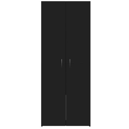 Arkivskab 60x32x153 cm konstrueret træ hvid