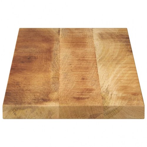 Bordplade 80x30x2,5 cm rektangulær massivt ru mangotræ