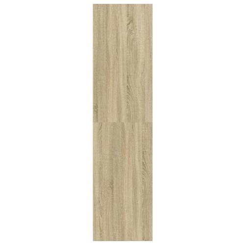 Klædeskab 100x50x200 cm konstrueret træ sonoma-eg