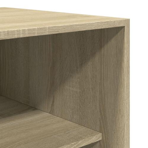 Klædeskab 100x50x200 cm konstrueret træ sonoma-eg