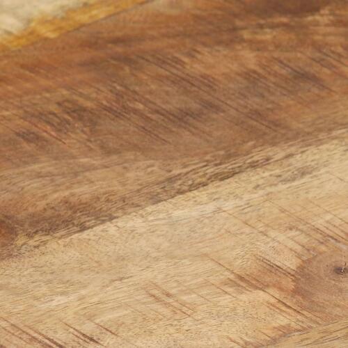 Sofabord 68x68x30 cm massivt mangotræ sort