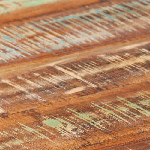 Sofabord 68x68x30 cm massivt genanvendt træ hvid