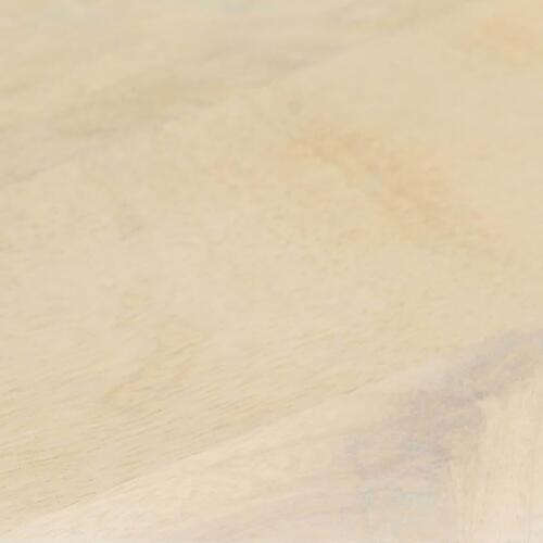 Sofabord 68x68x30 cm massivt mangotræ hvid