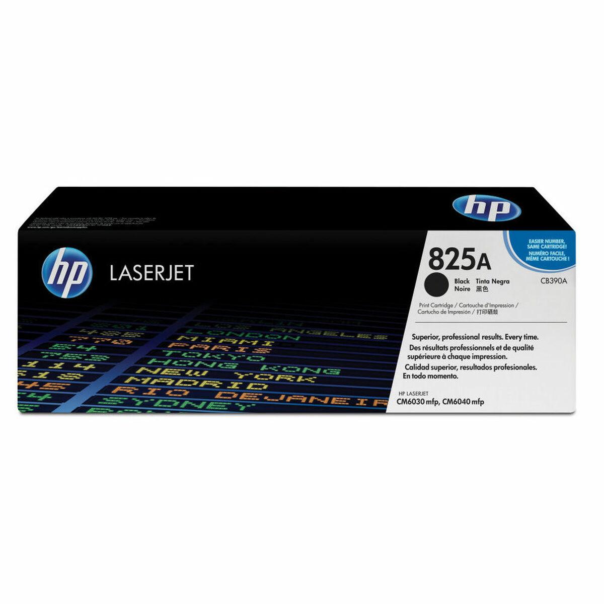 HP Original toner CB390A - Sort (Laser) billede