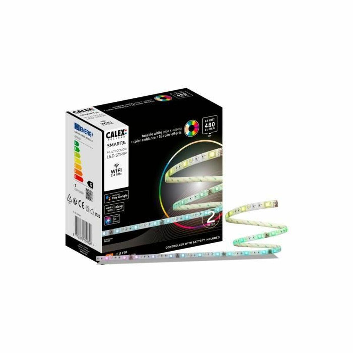 LED lysbånd Calex Ribbon 7 W - RGB, 2 m, WiFi