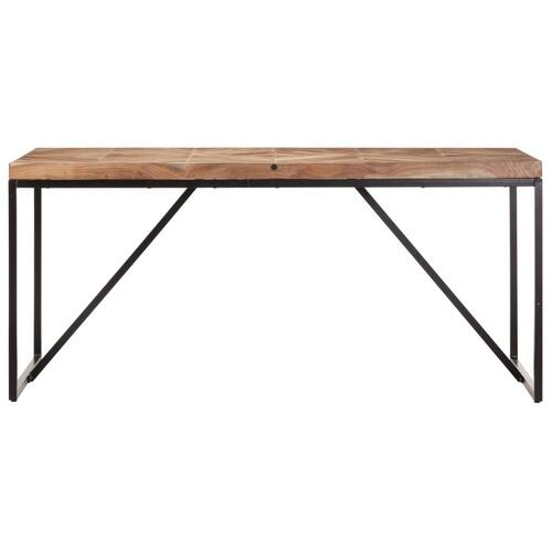 Spisebord 160x70x76 cm massivt akacietræ og mangotræ