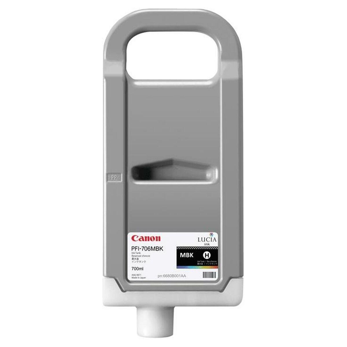 Canon PFI-706 MBK blækpatron - Mat sort, XXL billede