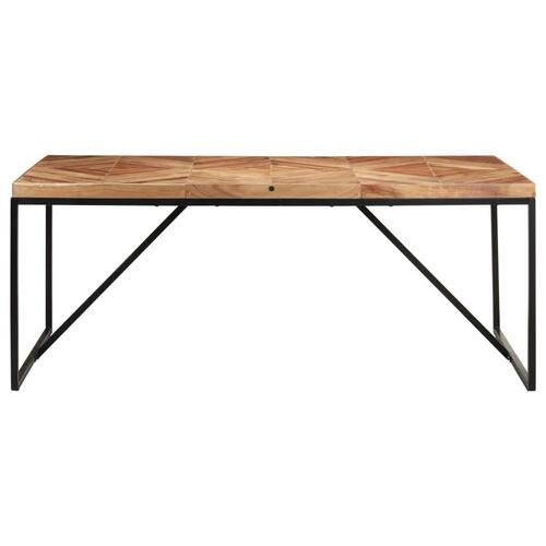 Spisebord 180x90x76 cm massivt akacietræ og mangotræ