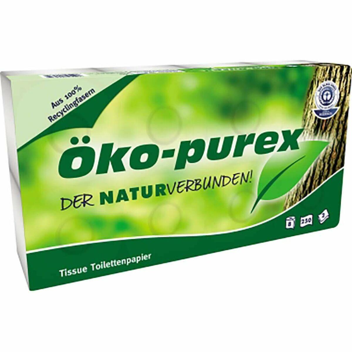 Öko-purex Toiletpapir - 8 ruller