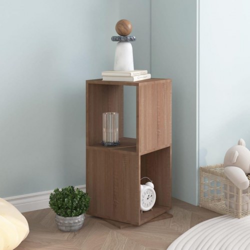 Drejelig reol 34,5 x 34,5 x 75,5 cm - sonoma-eg