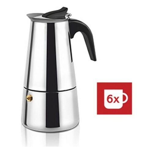 Italiensk Kaffekande Haeger Moka Rustfrit stål 18/10 10 kopper (OUTLET A)