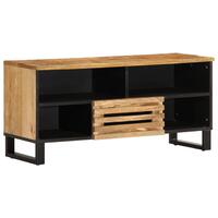 Tv-bord 100x34x46 cm massivt ru mangotræ