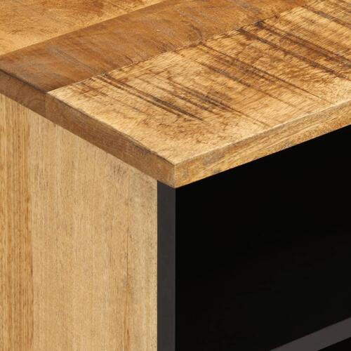 Tv-bord 100x34x46 cm massivt ru mangotræ