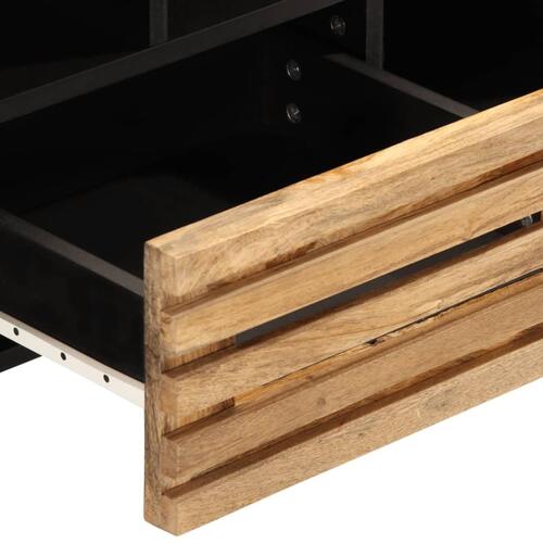 Tv-bord 100x34x46 cm massivt ru mangotræ