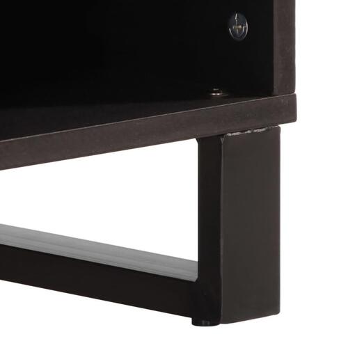 Tv-bord 100x34x46 cm massivt ru mangotræ
