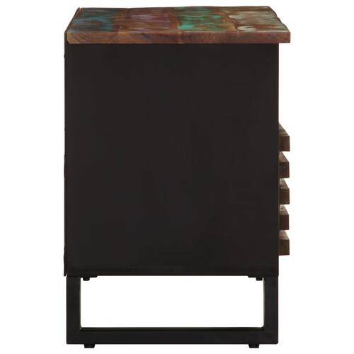 Tv-bord 100x34x46 cm massivt akacietræ