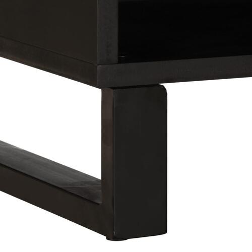 Tv-bord 100x34x46 cm massivt akacietræ