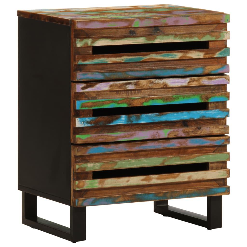 Sengebord 50x34x62 cm massivt akacietræ