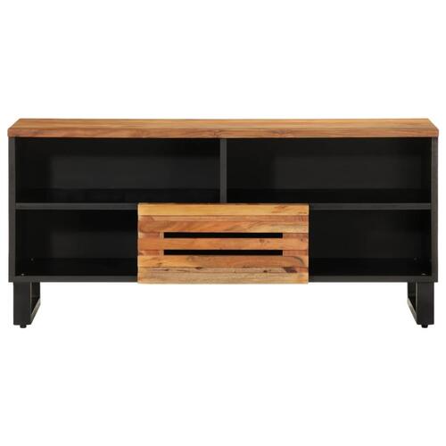 Tv-bord 100x34x46 cm massivt akacietræ