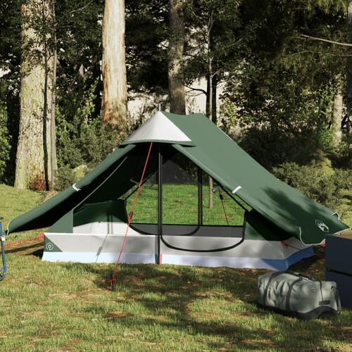 2-personers campingtelt vandafvisende grøn