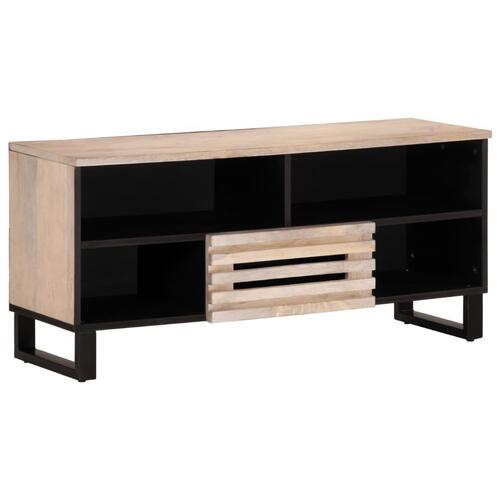Tv-bord 100x34x46 cm massivt mangotræ