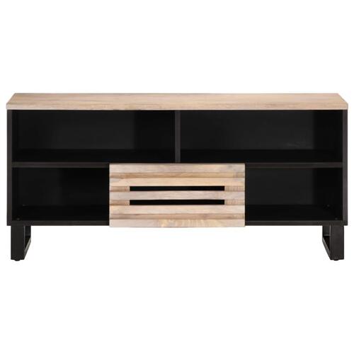 Tv-bord 100x34x46 cm massivt mangotræ
