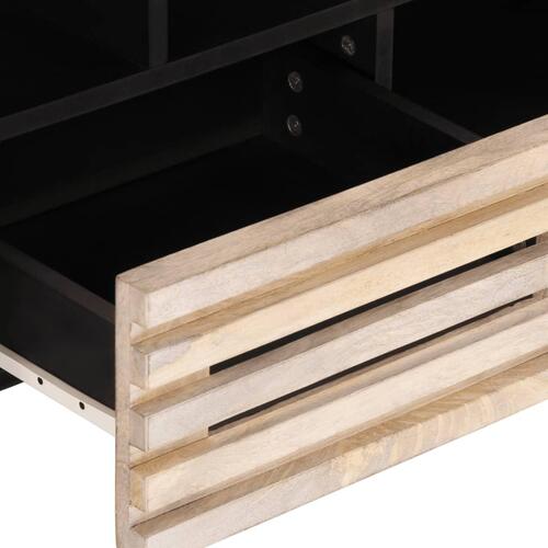 Tv-bord 100x34x46 cm massivt mangotræ