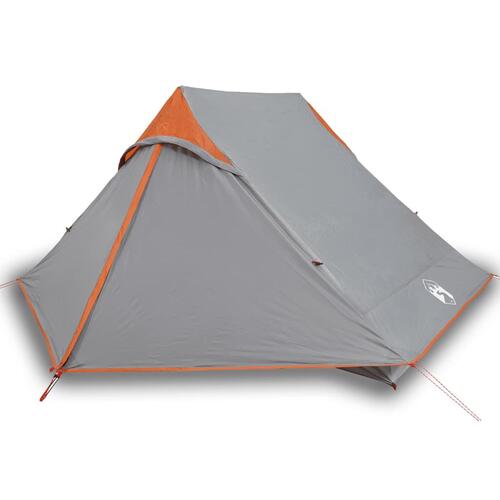 2-personers campingtelt vandafvisende grå