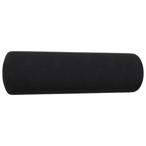 Sofasæt 4 dele med hynder og bolsterpuder velour sort