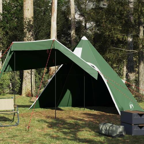 5-personers campingtelt vandafvisende grøn