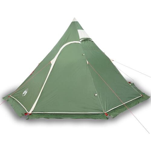 5-personers campingtelt vandafvisende grøn