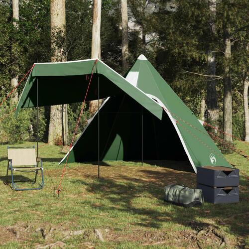 5-personers campingtelt vandafvisende grøn