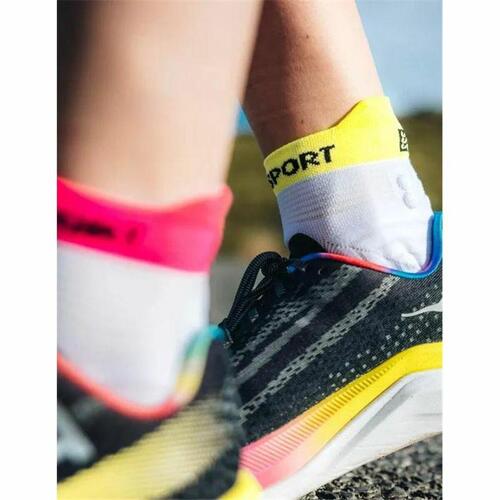 Sportsstrømper Compressport Pro Racing Hvid 42-44