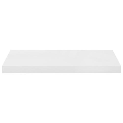 Væghylde 60x23,5x3,8 cm MDF hvid højglans