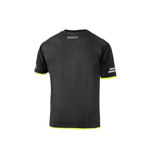 Kortærmet T-shirt til Mænd Sparco TW Gul Grå S S