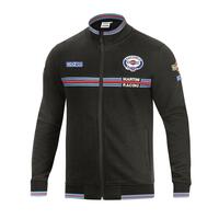 Hættetrøje til Mænd Sparco Martini Racing Sort XS