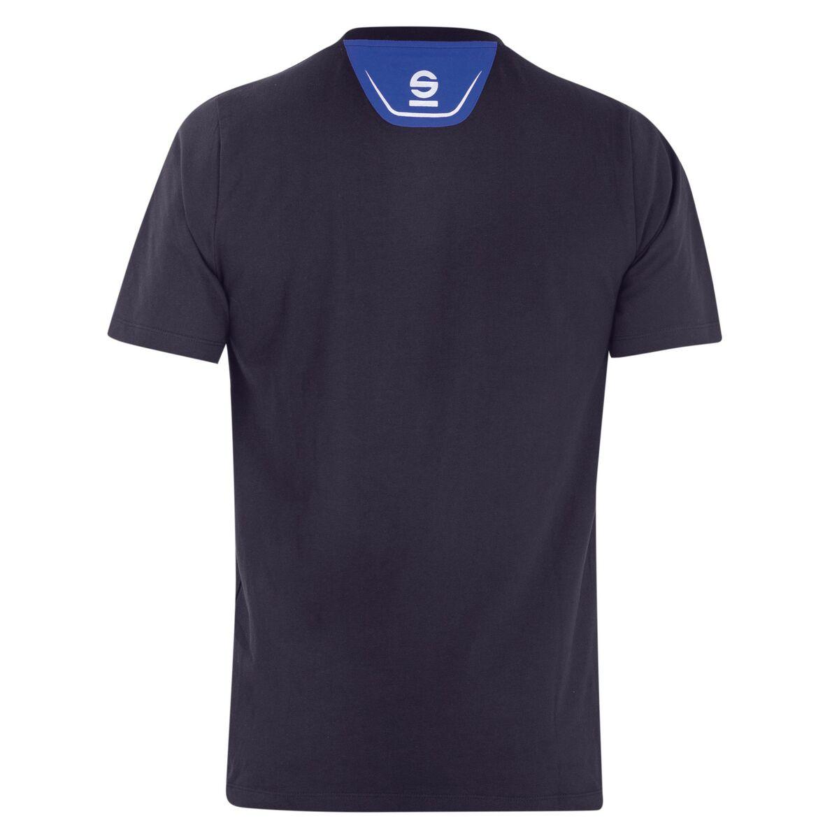 Sparco TECH STRETCH kortærmet T-shirt til mænd - marineblå (S)