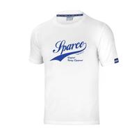 Kortærmet T-shirt til Mænd Sparco VINTAGE Hvid M M