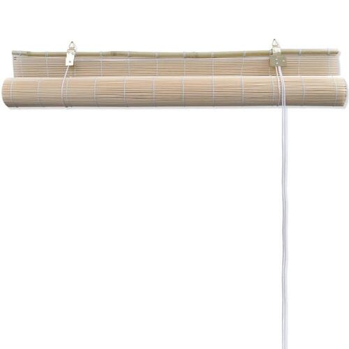 Rullegardin 150x160 cm bambus naturfarvet