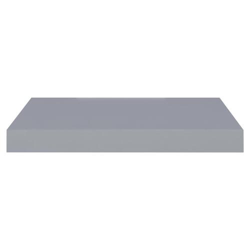 Væghylder 2 stk. 40x23x3,8 cm MDF grå