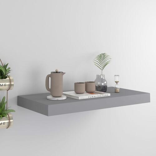 Væghylde 50x23x3,8 cm MDF grå