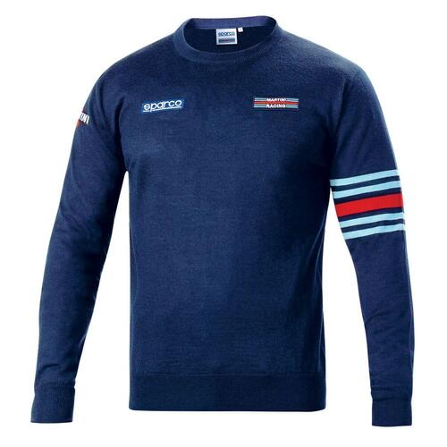 Sweaters uden Hætte til Mænd Sparco Martini Racing Mørkeblå L